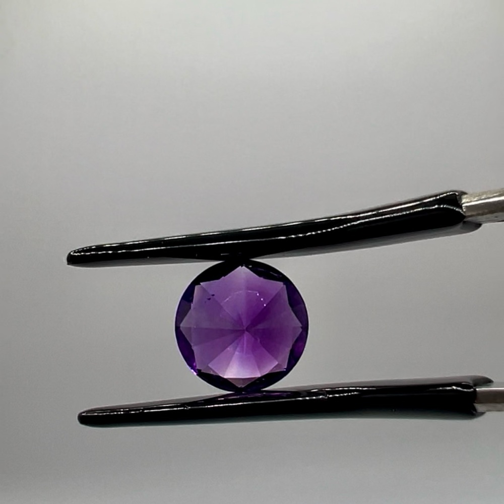 Beautiful African Amethyst faceted gemstone